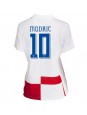 Kroatien Luka Modric #10 Heimtrikot für Frauen EM 2024 Kurzarm